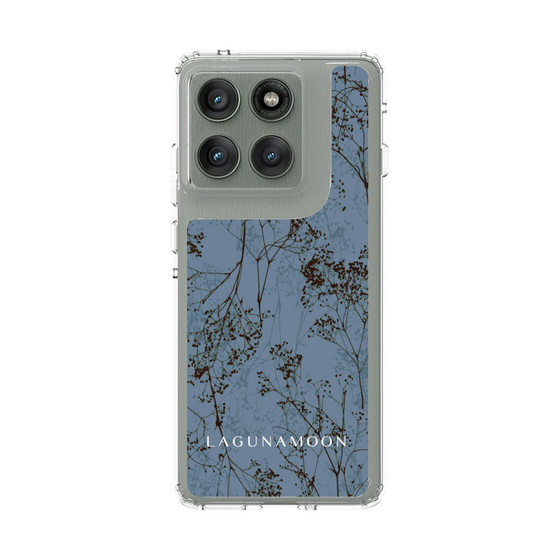 スリムプロテクションケース［ LAGUNAMOON - ボタニカル - Blue ］