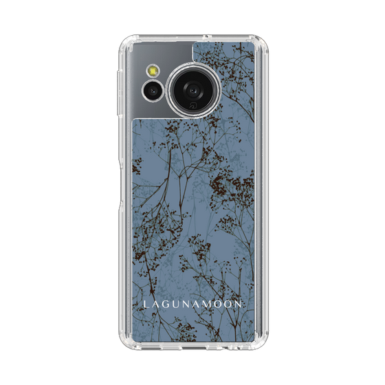 スリムプロテクションケース［ LAGUNAMOON - ボタニカル - Blue ］