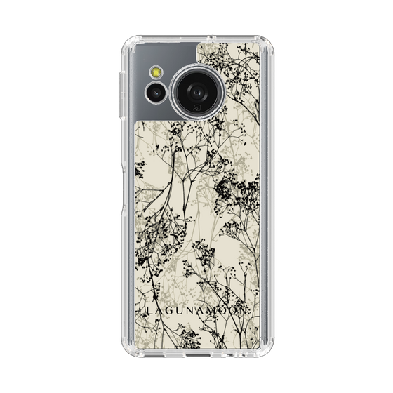 スリムプロテクションケース［ LAGUNAMOON - ボタニカル - Beige ］