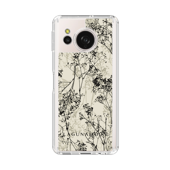 スリムプロテクションケース［ LAGUNAMOON - ボタニカル - Beige ］