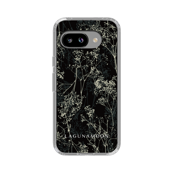 スリムプロテクションケース［ LAGUNAMOON - ボタニカル - Black ］