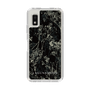 スリムプロテクションケース［ LAGUNAMOON - ボタニカル - Black ］