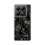 スリムプロテクションケース［ LAGUNAMOON - ボタニカル - Black ］
