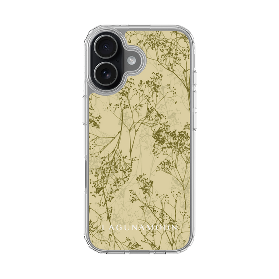 スリムプロテクションケース［ LAGUNAMOON - ボタニカル - Yellow ］