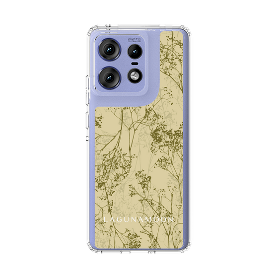 スリムプロテクションケース［ LAGUNAMOON - ボタニカル - Yellow ］