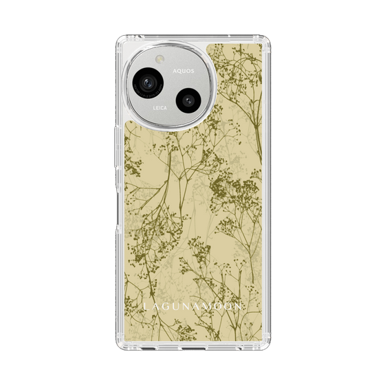 スリムプロテクションケース［ LAGUNAMOON - ボタニカル - Yellow ］