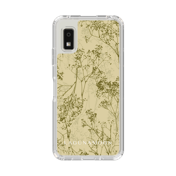 スリムプロテクションケース［ LAGUNAMOON - ボタニカル - Yellow ］