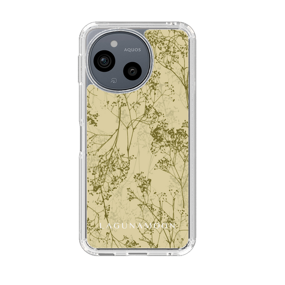 スリムプロテクションケース［ LAGUNAMOON - ボタニカル - Yellow ］