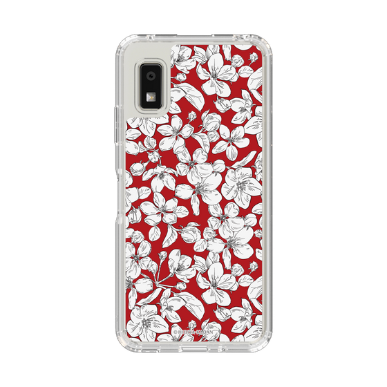 スリムプロテクションケース［ 日比谷花壇 - 青森県 リンゴの花 ］