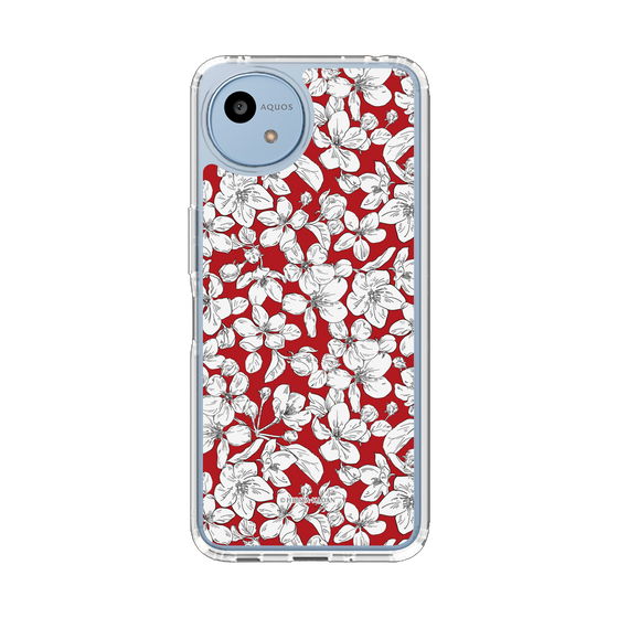 スリムプロテクションケース［ 日比谷花壇 - 青森県 リンゴの花 ］