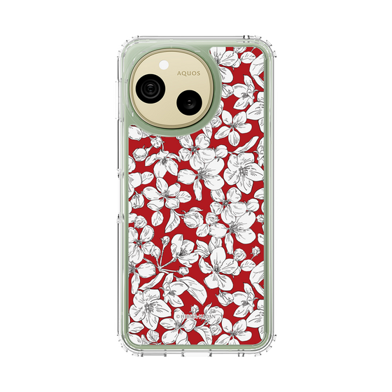 スリムプロテクションケース［ 日比谷花壇 - 青森県 リンゴの花 ］