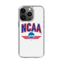 スリムプロテクションケース［ NCAA - ロゴ - white ］