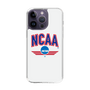 スリムプロテクションケース［ NCAA - ロゴ - white ］