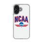 スリムプロテクションケース［ NCAA - ロゴ - white ］