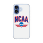 スリムプロテクションケース［ NCAA - ロゴ - white ］