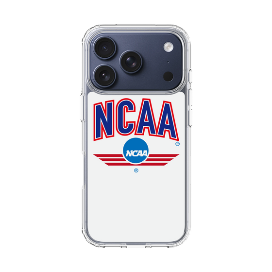 スリムプロテクションケース［ NCAA - ロゴ - white ］