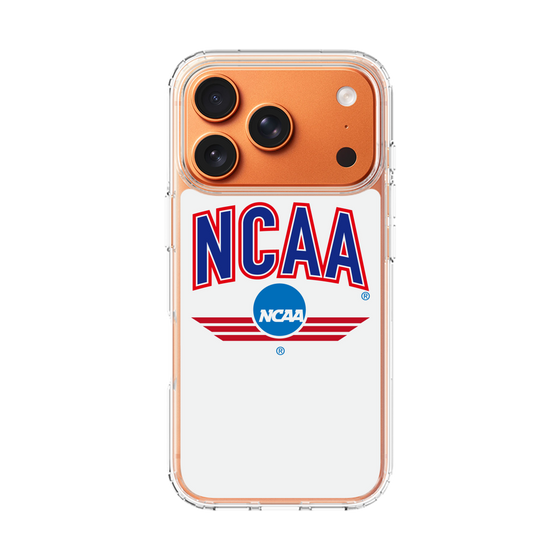 スリムプロテクションケース［ NCAA - ロゴ - white ］