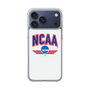 スリムプロテクションケース［ NCAA - ロゴ - white ］