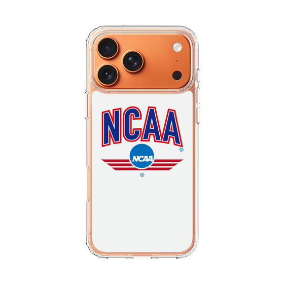 スリムプロテクションケース［ NCAA - ロゴ - white ］