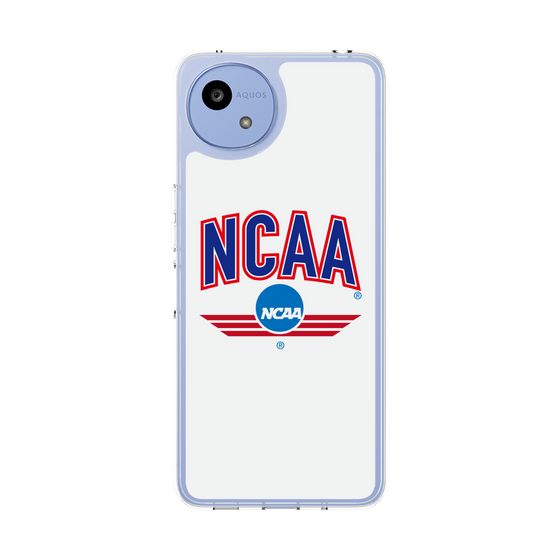 スリムプロテクションケース［ NCAA - ロゴ - white ］