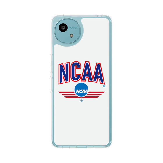 スリムプロテクションケース［ NCAA - ロゴ - white ］
