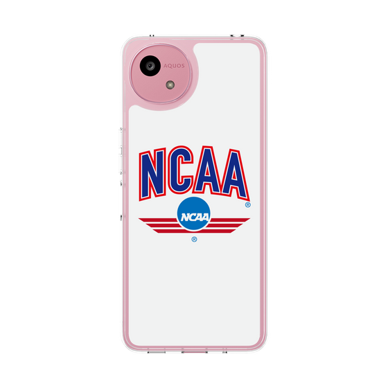 スリムプロテクションケース［ NCAA - ロゴ - white ］