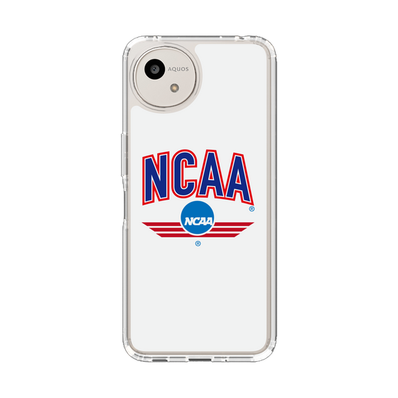 スリムプロテクションケース［ NCAA - ロゴ - white ］