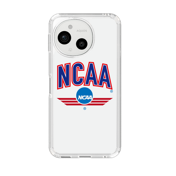 スリムプロテクションケース［ NCAA - ロゴ - white ］