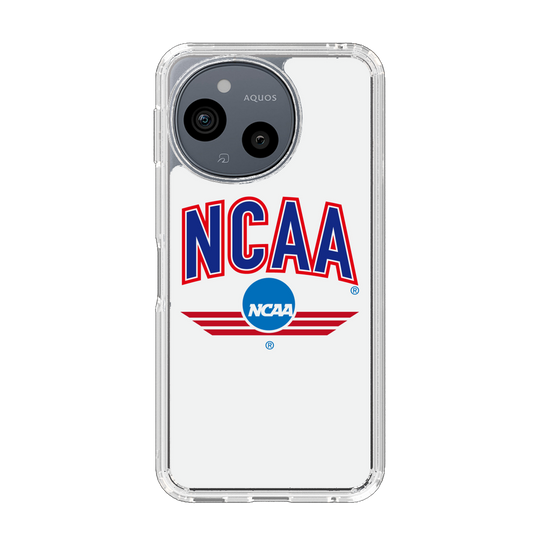 スリムプロテクションケース［ NCAA - ロゴ - white ］