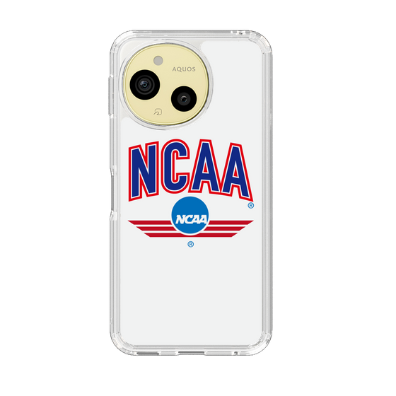 スリムプロテクションケース［ NCAA - ロゴ - white ］