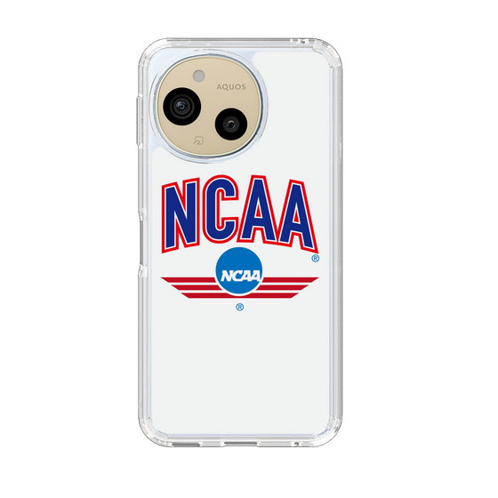 スリムプロテクションケース［ NCAA - ロゴ - white ］