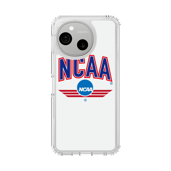 スリムプロテクションケース［ NCAA - ロゴ - white ］