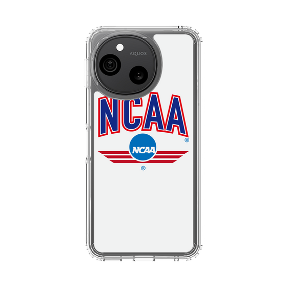 スリムプロテクションケース［ NCAA - ロゴ - white ］