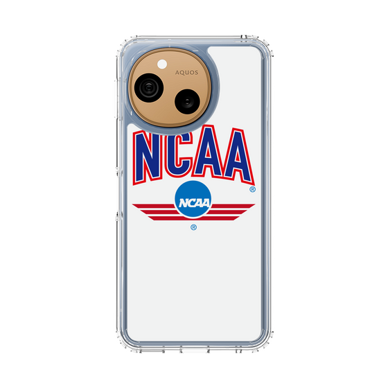 スリムプロテクションケース［ NCAA - ロゴ - white ］