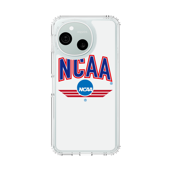 スリムプロテクションケース［ NCAA - ロゴ - white ］