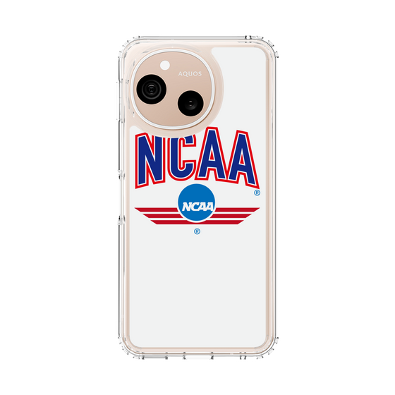 スリムプロテクションケース［ NCAA - ロゴ - white ］