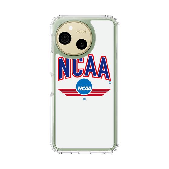 スリムプロテクションケース［ NCAA - ロゴ - white ］