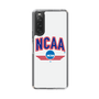 スリムプロテクションケース［ NCAA - ロゴ - white ］