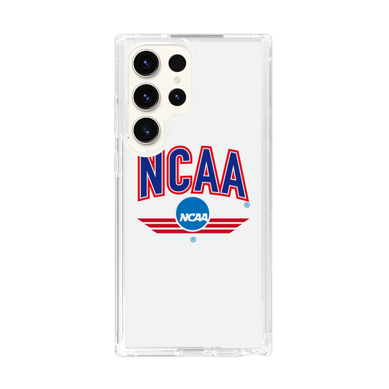 スリムプロテクションケース［ NCAA - ロゴ - white ］