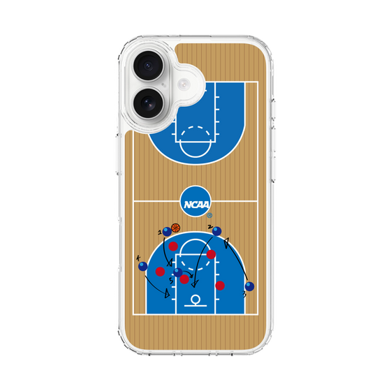 スリムプロテクションケース［ NCAA - バスケットボールコート - brown ］