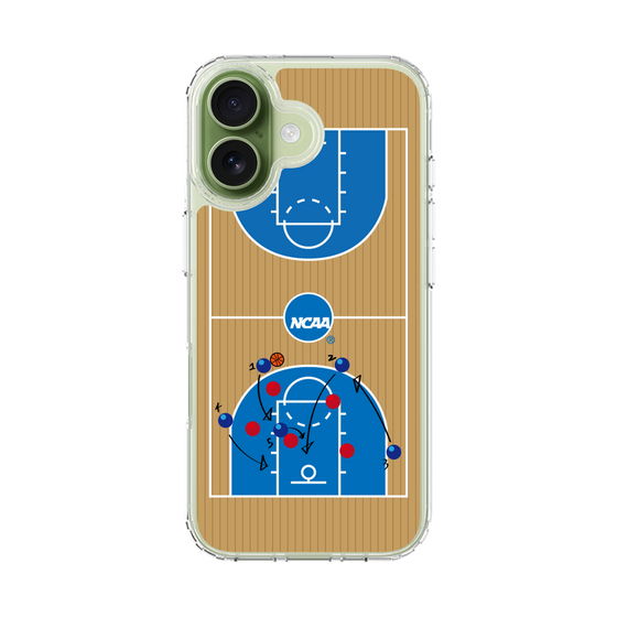 スリムプロテクションケース［ NCAA - バスケットボールコート - brown ］