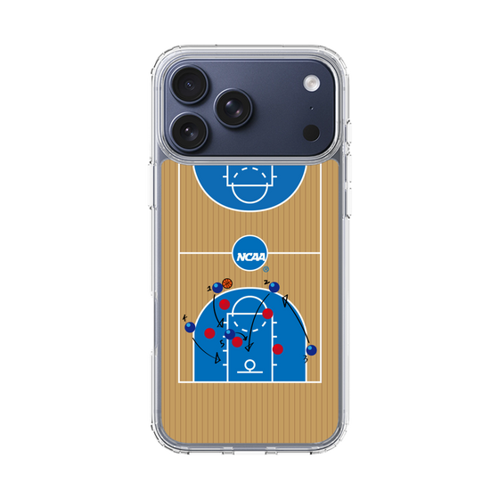 スリムプロテクションケース［ NCAA - バスケットボールコート - brown ］