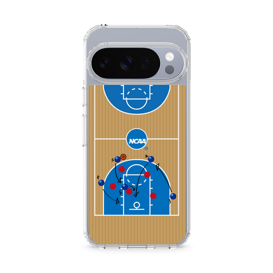 スリムプロテクションケース［ NCAA - バスケットボールコート - brown ］