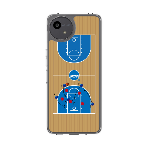 スリムプロテクションケース［ NCAA - バスケットボールコート - brown ］