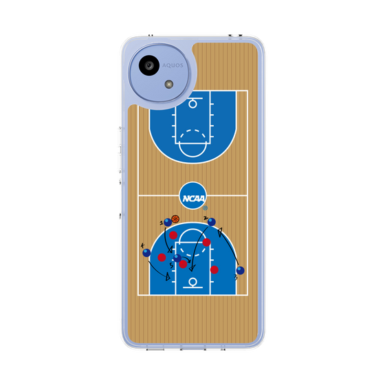 スリムプロテクションケース［ NCAA - バスケットボールコート - brown ］
