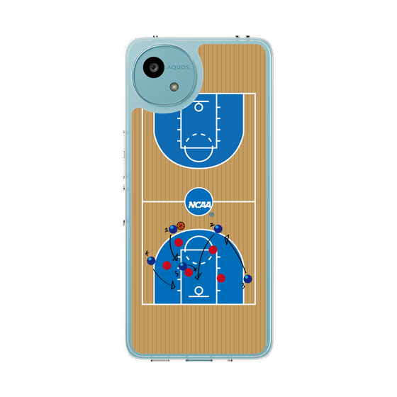 スリムプロテクションケース［ NCAA - バスケットボールコート - brown ］