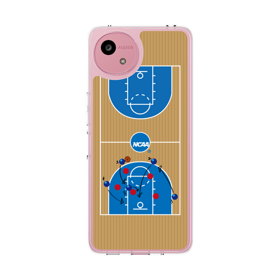 スリムプロテクションケース［ NCAA - バスケットボールコート - brown ］
