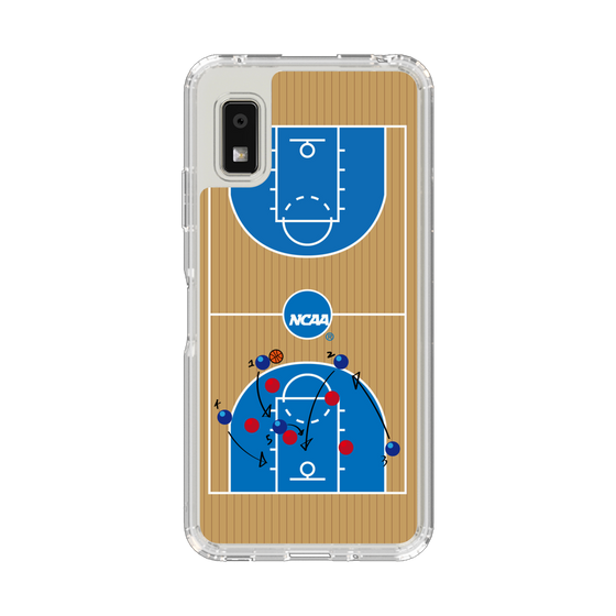 スリムプロテクションケース［ NCAA - バスケットボールコート - brown ］