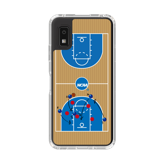 スリムプロテクションケース［ NCAA - バスケットボールコート - brown ］