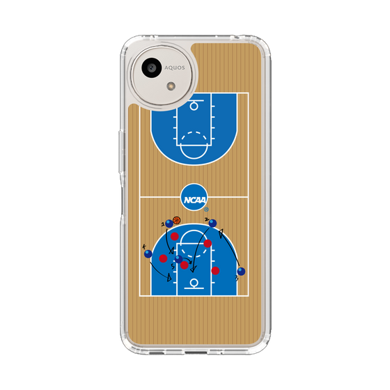 スリムプロテクションケース［ NCAA - バスケットボールコート - brown ］